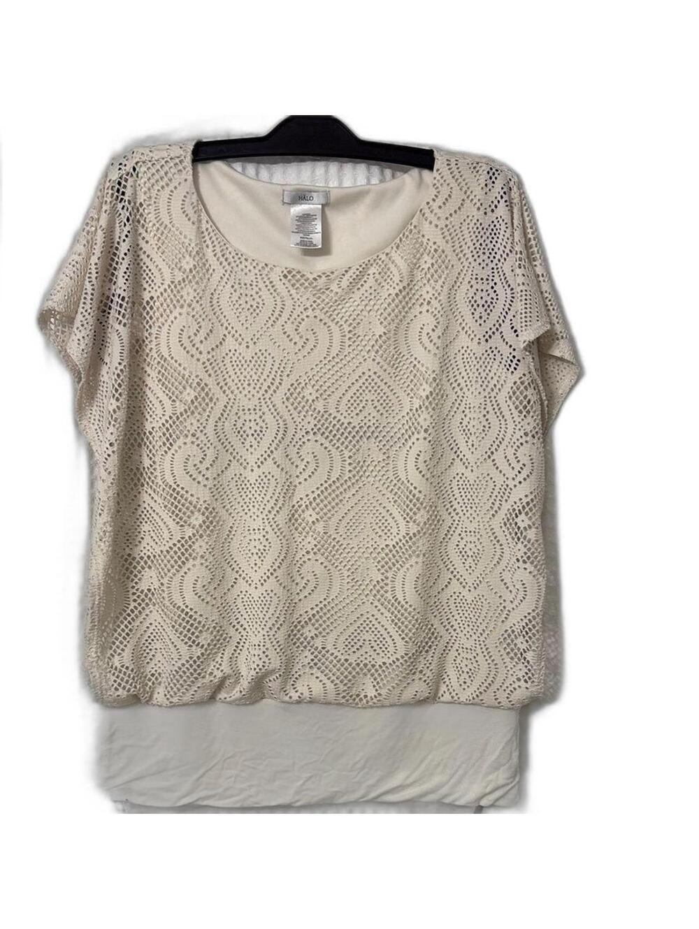 HALO Women's Cream Blouse
